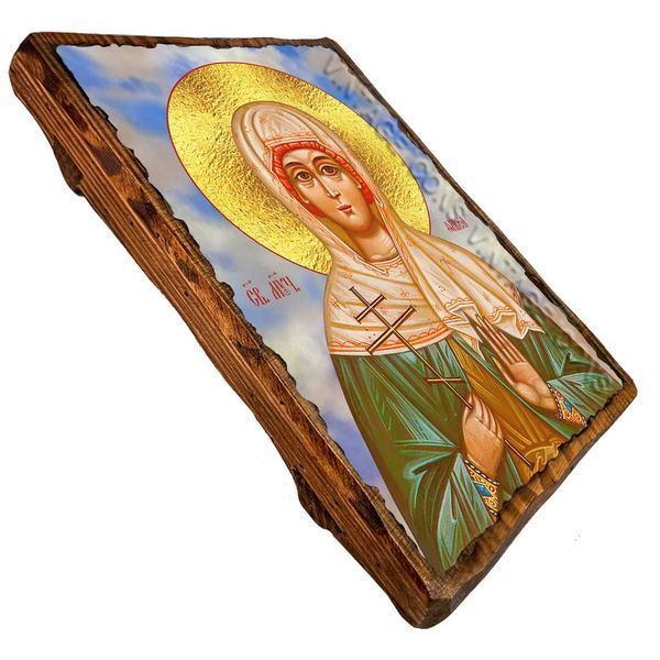 Икона Фивея (Вивея) Едесская Святая мученица ,икона на дереве 130х170 мм (3652-1) 3652 фото