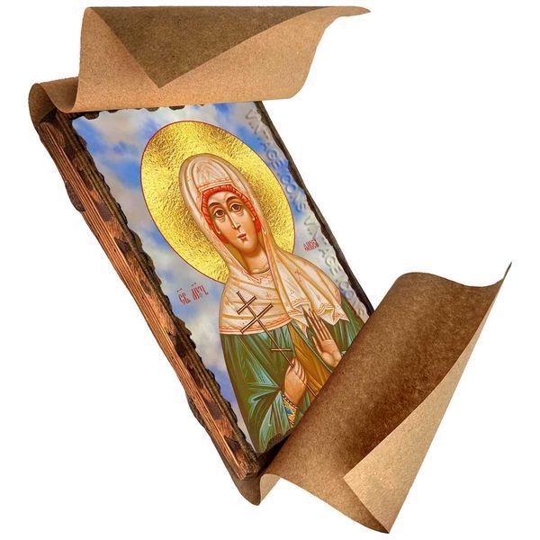 Икона Фивея (Вивея) Едесская Святая мученица ,икона на дереве 130х170 мм (3652-1) 3652 фото