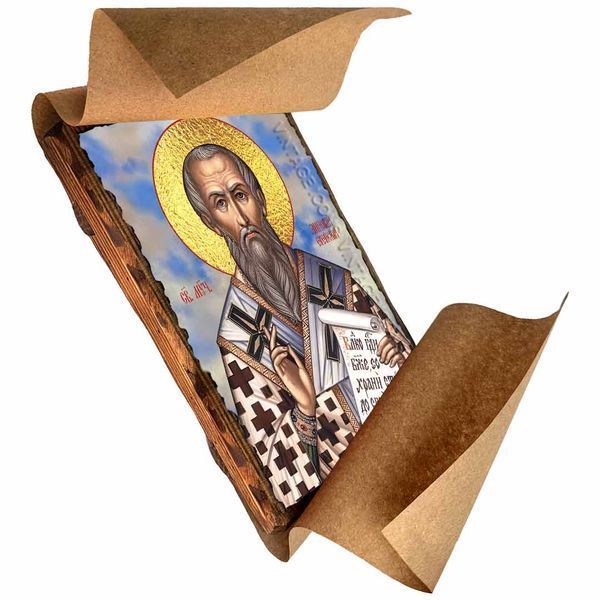 Зиновий Егейский (Килийский), священномученик, икона на дереве 130х170 мм (Н-4476-1) Н-4476 фото