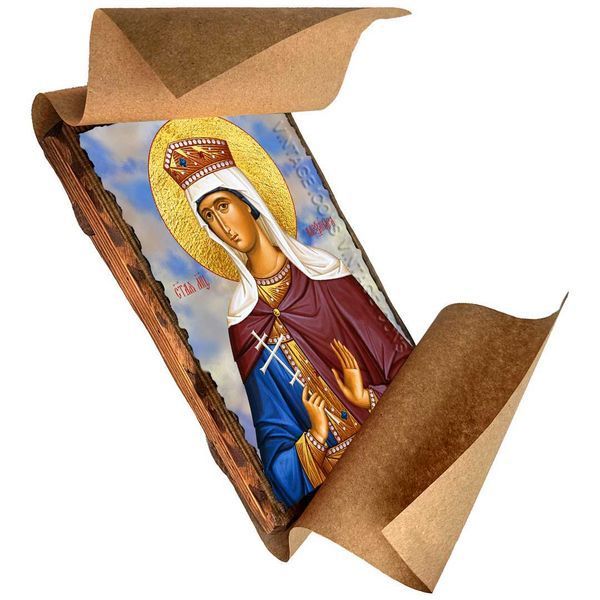 Александра Римская, мученица, икона на дереве 130х170 мм (Н-3450-1) 3450 фото