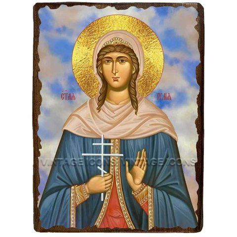 Ікона Іулія (Юлія) Анкирська (Корінфська) Мучениця ,ікона на дереві 130х170 мм (3614-1) 3614 фото