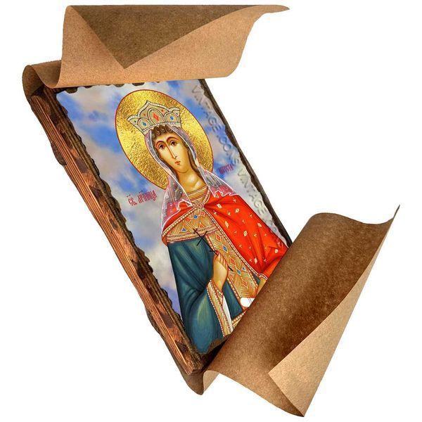 Ікона Августа (Василісса), Римська, Мучениця Імператриця ,ікона на дереві 130х170 мм (2501-1) 2501 фото