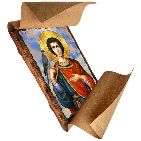 Икона Трифон Святой Мученик ,икона на дереве 130х170 мм (3030-1) 3030 фото