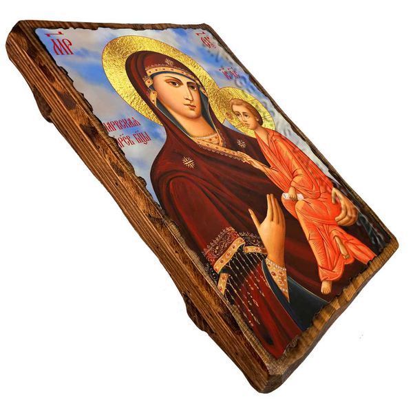 Икона Нарвская Пресвятой Богородицы ,икона на дереве 130х170 мм (3779-1) 3779 фото