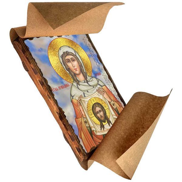 Икона Вероника Кровоточивая Праведная ,икона на дереве 130х170 мм (3477-1) 3477 фото