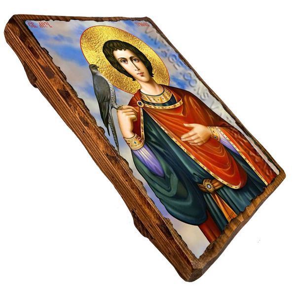 Икона Трифон Святой Мученик ,икона на дереве 130х170 мм (3030-1) 3030 фото