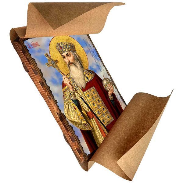 Володимир, рівноапостольний князь, ікона на дереві 130х170 мм (Н-3527-1) Н-3527 фото
