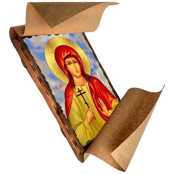 Ікона Алла Свята Мучениця Готфская ,ікона на дереві 130х170 мм (1042-1) 1042 фото