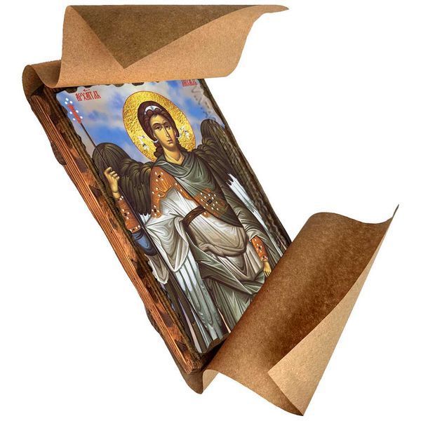 Ікона Архангел Михаїл ,ікона на дереві 130х170 мм (1825-1) 1825 фото