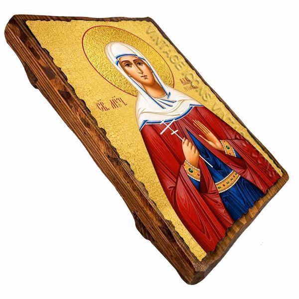 Алла Готфська, мучениця, ікона на дереві 130х170 мм (П-4121-1) П-4121 фото