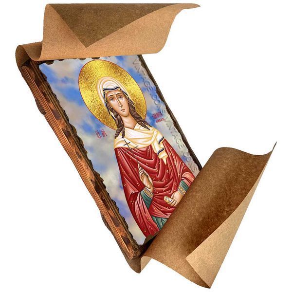 Икона Елисавета Адрианопольская мученица ,икона на дереве 130х170 мм (3503-1) 3503 фото