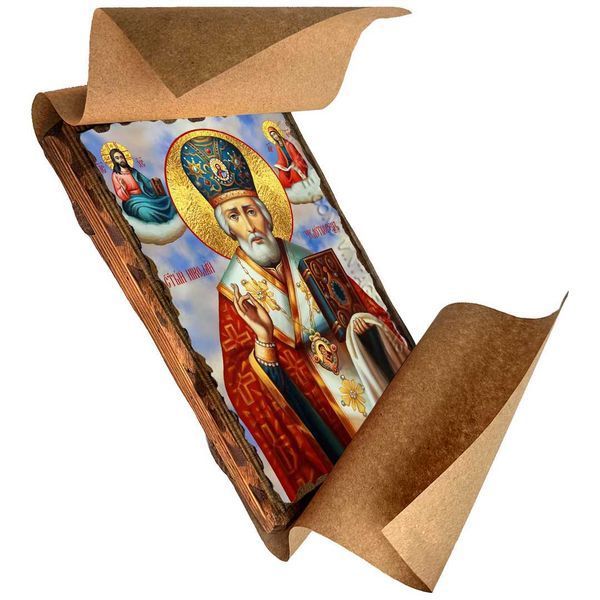 Ікона Миколай Чудотворець ,ікона на дереві 130х170 мм (1834-1) 1834 фото