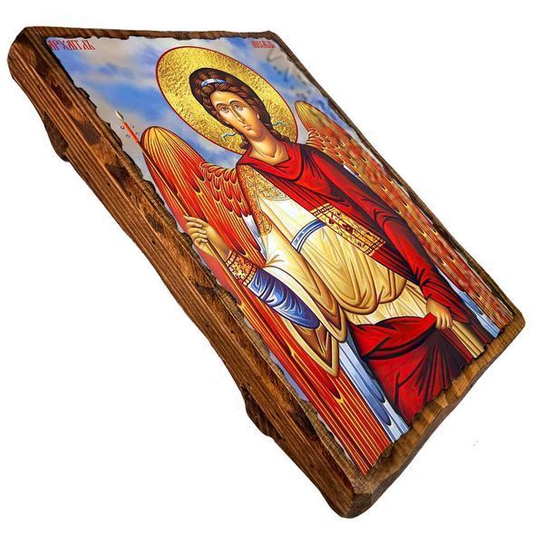 Ікона Архангел Михаїл ,ікона на дереві 130х170 мм (1826-1) 1826 фото