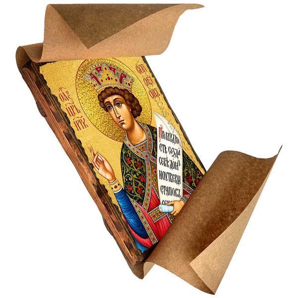 Соломон, праведный царь и пророк, икона на дереве 130х170 мм (П-4348-1) П-4348 фото