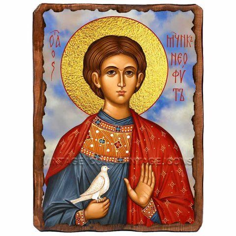 Неофит Никейский, мученик, икона на дереве 130х170 мм (Н-4379-1) Н-4379 фото