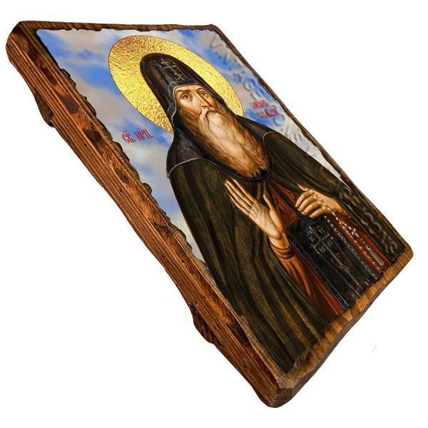 Икона Иларион Печерский схимник ,икона на дереве 130х170 мм (3806-1) 3806 фото