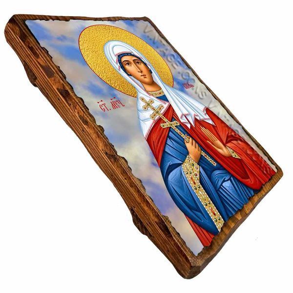 Фівея (Вівея) Едеська, мучениця, ікона на дереві 130х170 мм (Н-3479-1) Н-3479 фото
