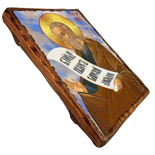 Икона Амос Пророк ,икона на дереве 130х170 мм (2439-1) 2439 фото