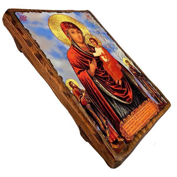 Ікона Віленська Пресвята Богородиця ,ікона на дереві 130х170 мм (1083-1) 1083 фото
