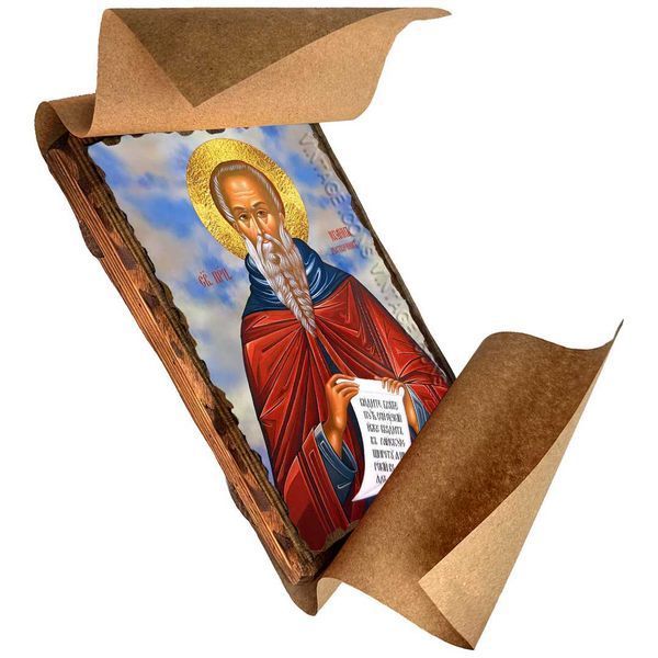Икона Иоанн Лествичник преподобный ,икона на дереве 130х170 мм (3907-1) 3907 фото