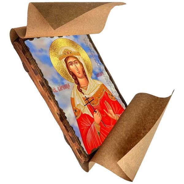 Ікона Свята Варвара Великомучениця ,ікона на дереві 130х170 мм (1045-1) 1045 фото