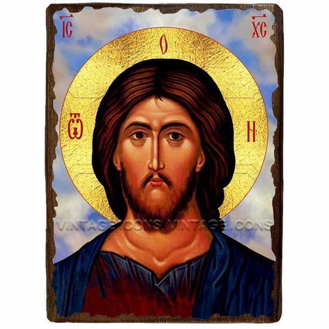 Ікона Спаситель, Ісус Христос ,ікона на дереві 130х170 мм (1855-1) 1855 фото