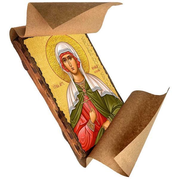 Неоніла Сирійська, мучениця, ікона на дереві 130х170 мм (П-3572-1) П-3572 фото