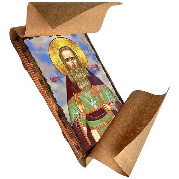 Икона Иоанн Оленевский священноисповедник ,икона на дереве 130х170 мм (3870-1) 3870 фото