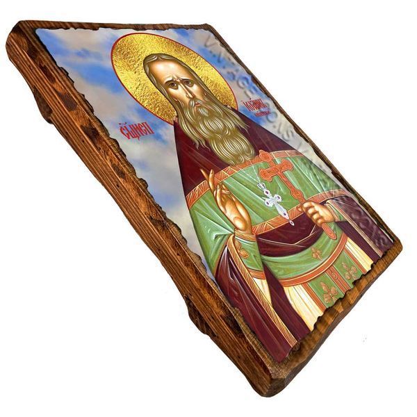 Икона Иоанн Оленевский священноисповедник ,икона на дереве 130х170 мм (3870-1) 3870 фото