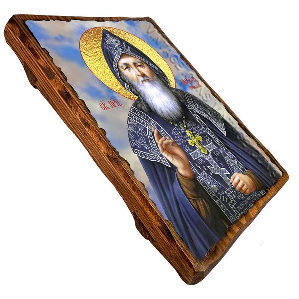 Ікона Амфілохій Почаєвський преподобний ,ікона на дереві 130х170 мм (4120-1) 4120 фото