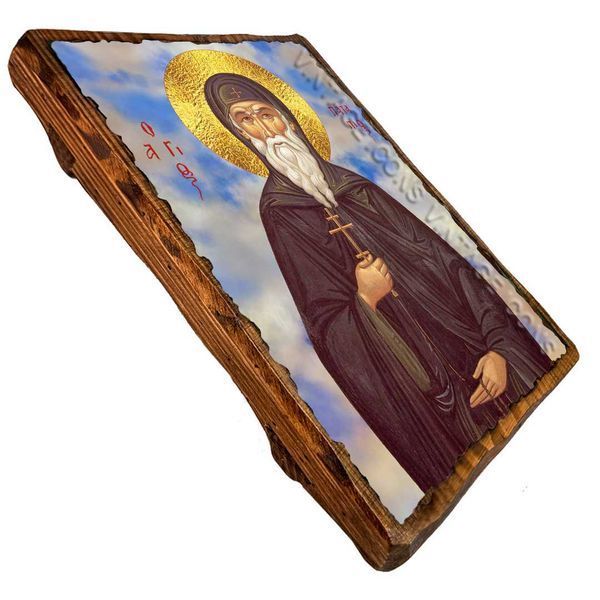 Икона Патапий Фивский преподобный ,икона на дереве 130х170 мм (3876-1) 3876 фото