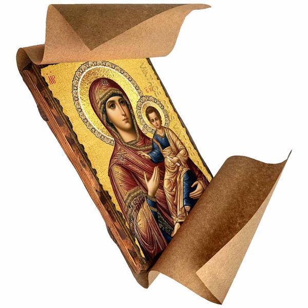 Эфесская, образ Пресвятой Богородицы, икона на дереве 130х170 мм (П-4638-1) П-4638 фото