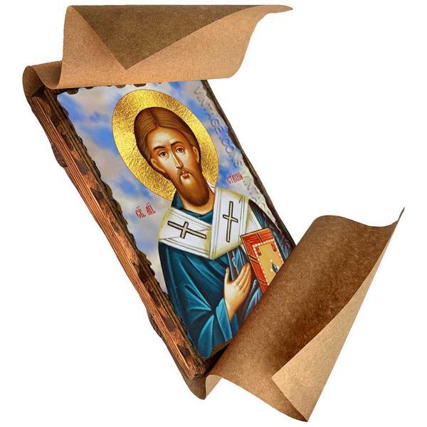 Икона Стахий апостол ,икона на дереве 130х170 мм (3758-1) 3758 фото