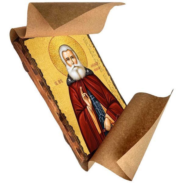 Феодосій Кавказький, преподобний, ікона на дереві 130х170 мм (П-3636-1) П-3636 фото