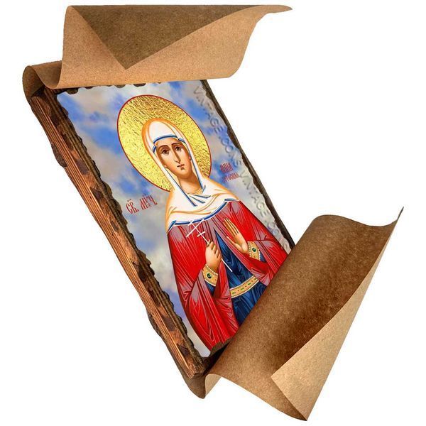 Ікона Алла Готфська мучениця ,ікона на дереві 130х170 мм (4121-1) 4121 фото