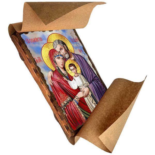 Ікона Свята Родина ,ікона на дереві 130х170 мм (3619-1) 3619 фото