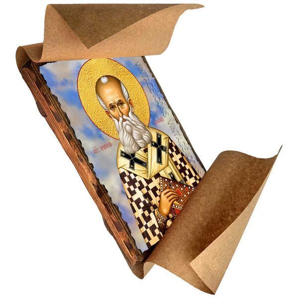 Григорий Богослов, святитель, икона на дереве 130х170 мм (Н-1219-1) Н-1219 фото