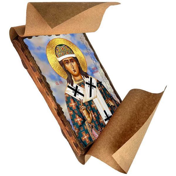 Ікона Микита Новгородський ,ікона на дереві 130х170 мм (1034-1) 1034 фото