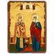 Кипріан і Юстина, Антіохійські великомученики, ікона на дереві 130х170 мм (П-1162-1) П-1162 фото 1