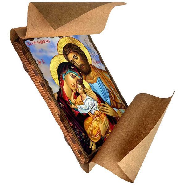 Ікона Свята Родина ,ікона на дереві 130х170 мм (1845-1) 1845 фото