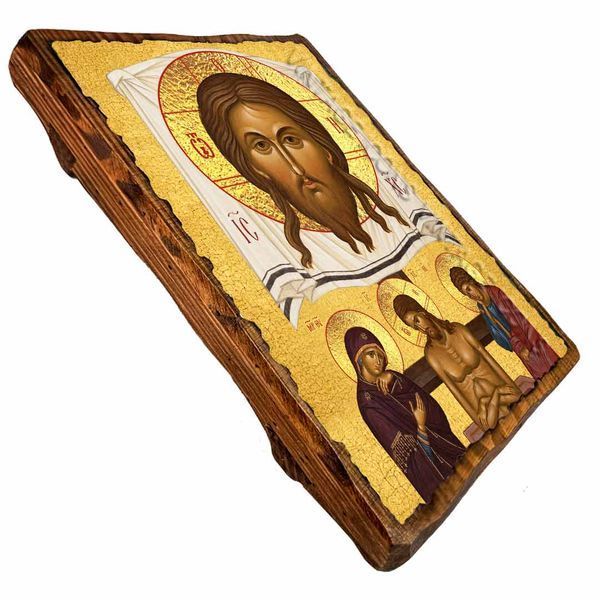 Спас Нерукотворный, икона на дереве 130х170 мм (П-4630-1) П-4630 фото