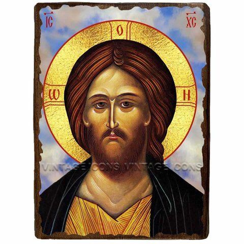 Ікона Спаситель, Ісус Христос ,ікона на дереві 130х170 мм (1849-1) 1849 фото