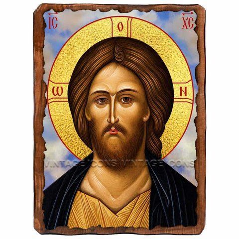 Спаситель, Ісус Христос, ікона на дереві 130х170 мм (Н-1849-1) 1849 фото