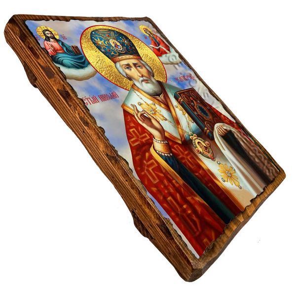Икона Николай Чудотворец ,икона на дереве 210х280 мм (1834-3) 1834 фото