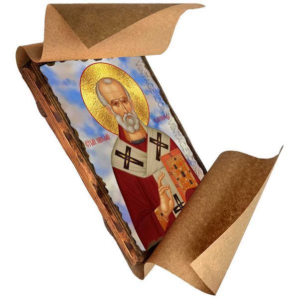 Ікона Миколай Чудотворець ,ікона на дереві 130х170 мм (1831-1) 1831 фото