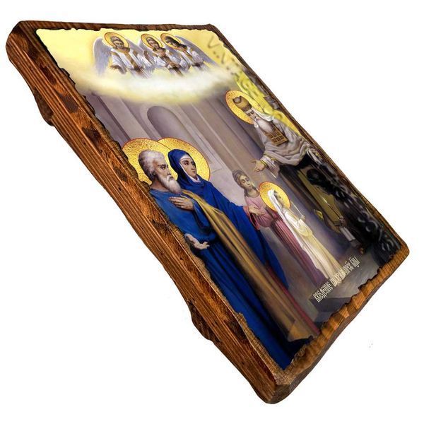 Икона Введение во Храм Пресвятой Богородицы ,икона на дереве 130х170 мм (3848-1) 3848 фото