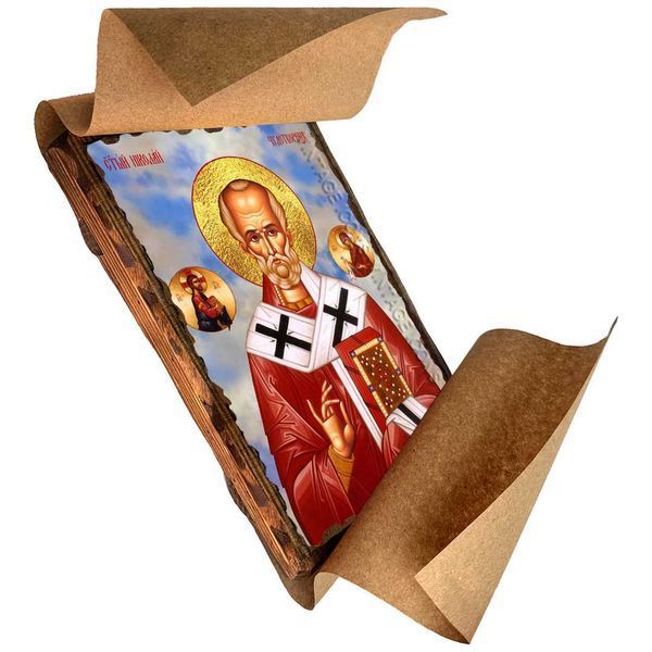 Ікона Миколай Чудотворець ,ікона на дереві 130х170 мм (1832-1) 1832 фото