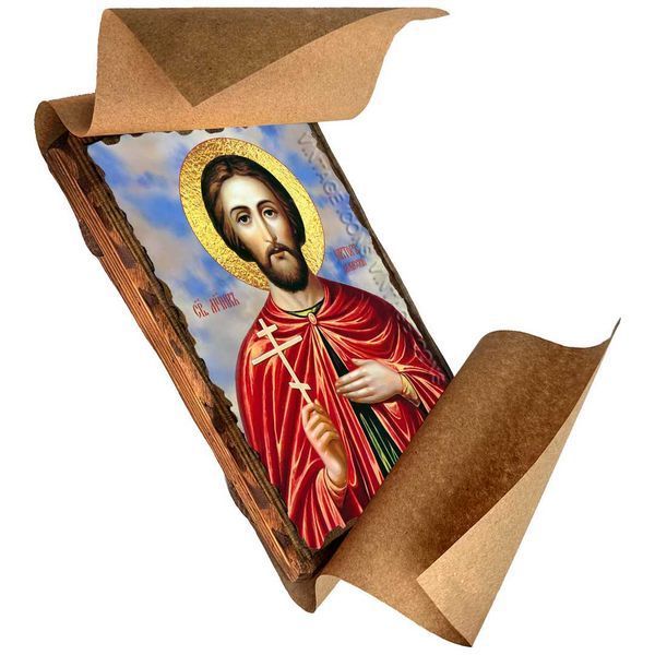 Икона Виктор Дамасский мученик ,икона на дереве 130х170 мм (3849-1) 3849 фото