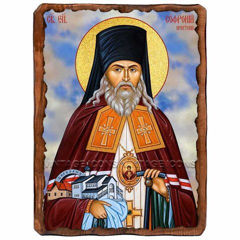 Софроний Иркутский, святитель, икона на дереве 130х170 мм (Н-4310-1) Н-4310 фото