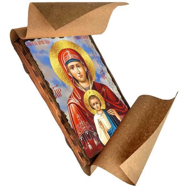 Икона Услышательница Пресвятой Богородицы ,икона на дереве 130х170 мм (3887-1) 3887 фото